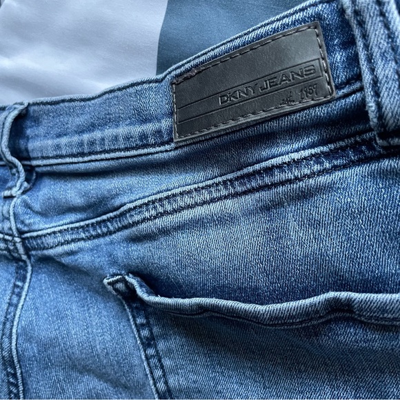 Designer Straight Leg Light Wash Jeans, worn only a couple times - Picture 5 of 5